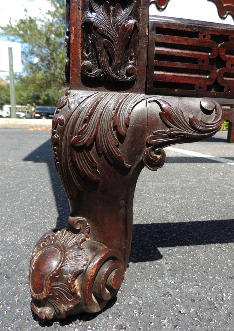 mahogany four poster king bed