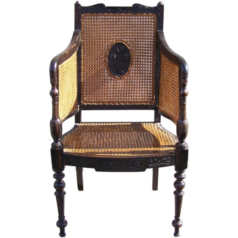 British Colonial Coromandel Chair