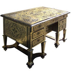 German Inlaid Boulle Desk