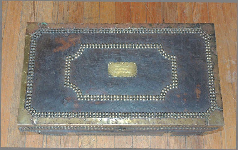 Early 19th Century Charleston Campaign Trunk 3