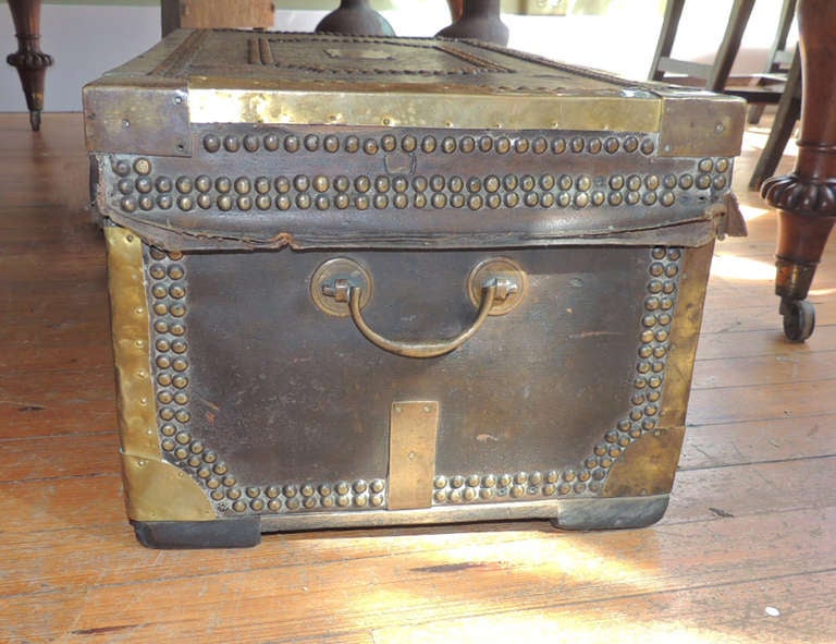 Early 19th Century Charleston Campaign Trunk 1