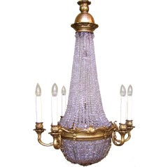 French D
Ore Bronze and Crystal Louis XVI Chandelier French D
Ore Bronze and Crystal Louis XVI Chandelier