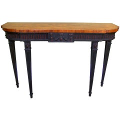 Signed 1790s Adams Console Table