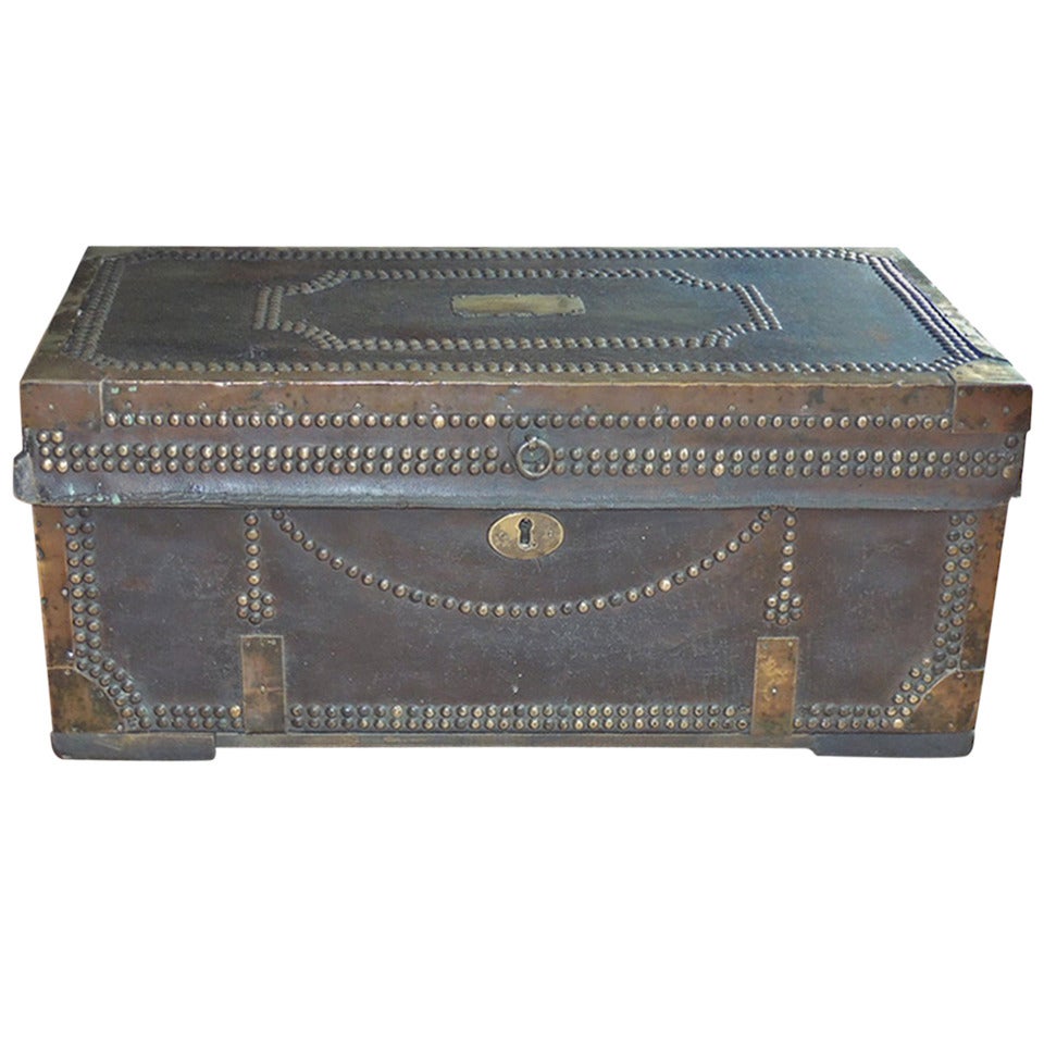 Early 19th Century Charleston Campaign Trunk