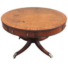 19th C English Regency Mahogany Rent Table 5