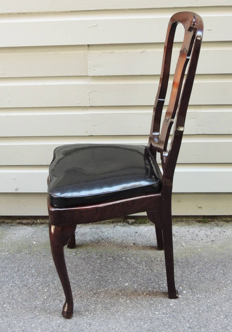 Set of Four 18th Century Queen Anne Style Side Chairs 1