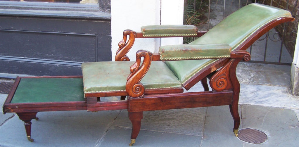 1840s Metamorphic English Campaign Officer's Chair/Bed 4