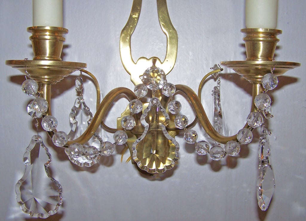 20th Century Early 20th C Pair of French Directoire Style Sconces
