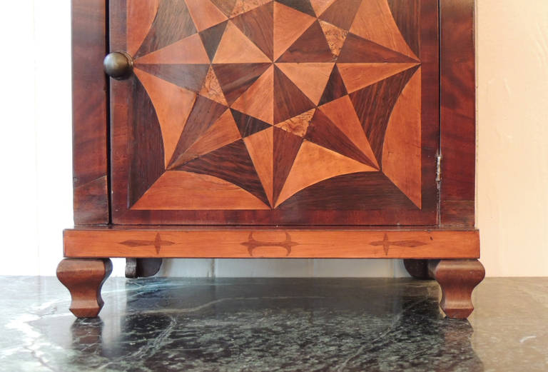 British Colonial 19th C Jamaican Minature Spice Cabinet, attributed to Ralph Turnbull For Sale