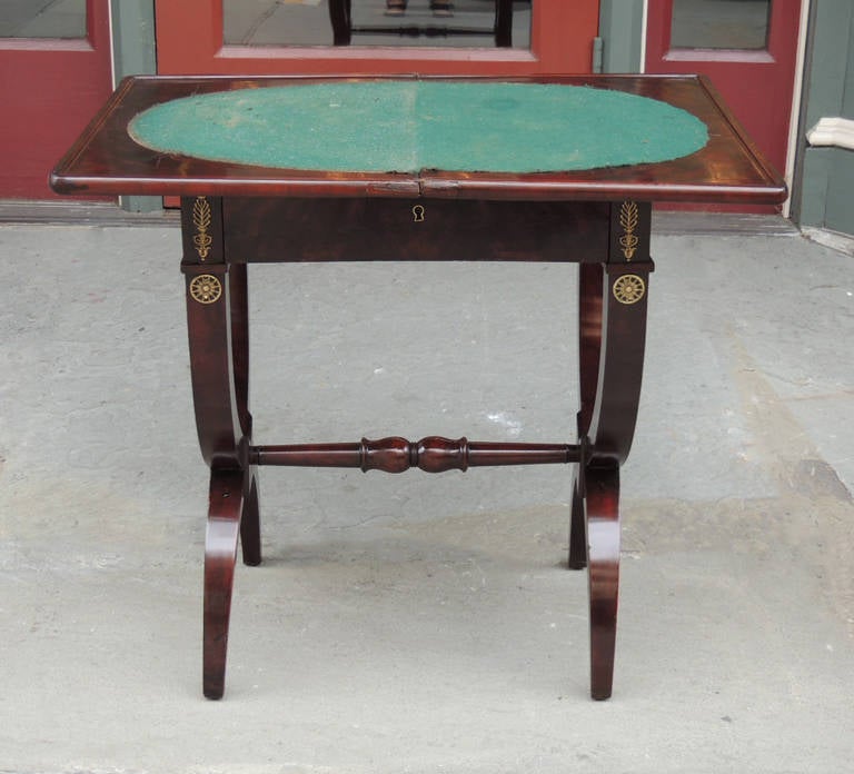 19th Century French Empire Game Table at 1stDibs