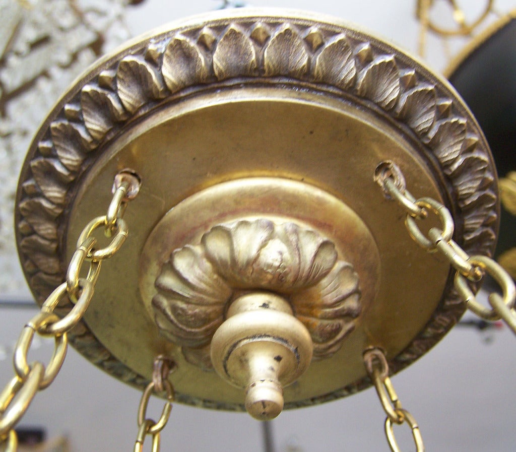 Regency 1810 Crystal and Brass Chandelier 5