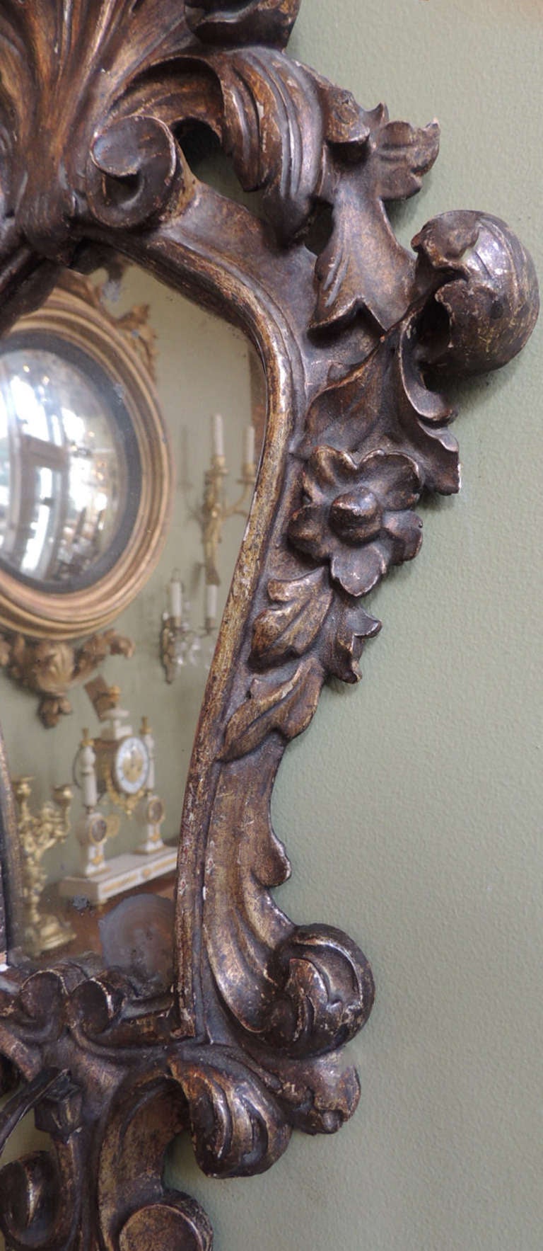 18th C Italian Wooden Sconces In Excellent Condition In Charleston, SC