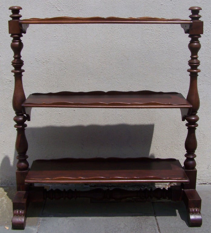 Rare 1820s Caribbean Jamaican Regency Server or Wagon In Good Condition In Charleston, SC