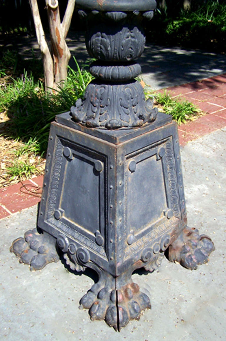 19th Century American Iron, Clad in Copper Torchieres or Planters For Sale 2
