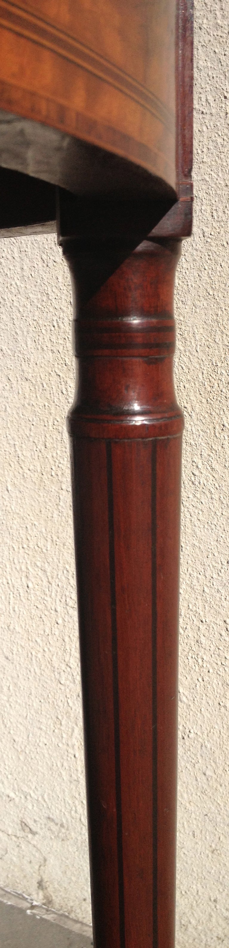 Early 19th C Boston Mahogany Card Table 2