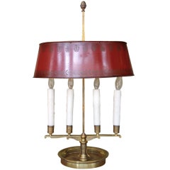 Vintage Late 19th Century French Bouillotte Lamp
