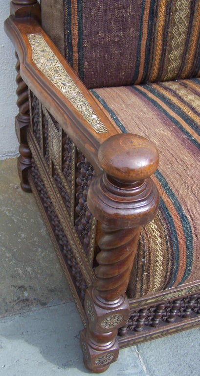 Pair of 1910 Syrian Chairs (Two pairs available) 4