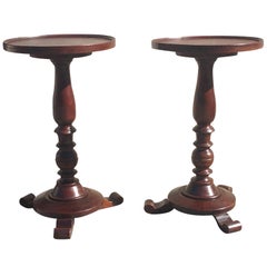Pair of Early 19th Century Jamaican Regency Mahogany Occasional Tables