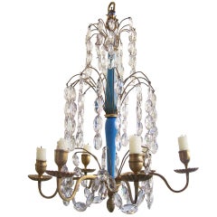Small 19th Century Baltic Candle Chandelier