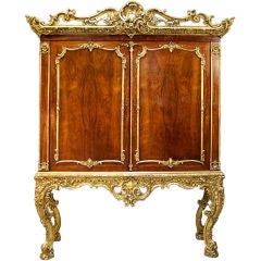 18th Century Rosewood and Gilt Cabinet