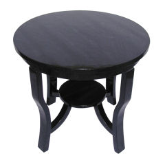 Art Deco Lacquered Side Table