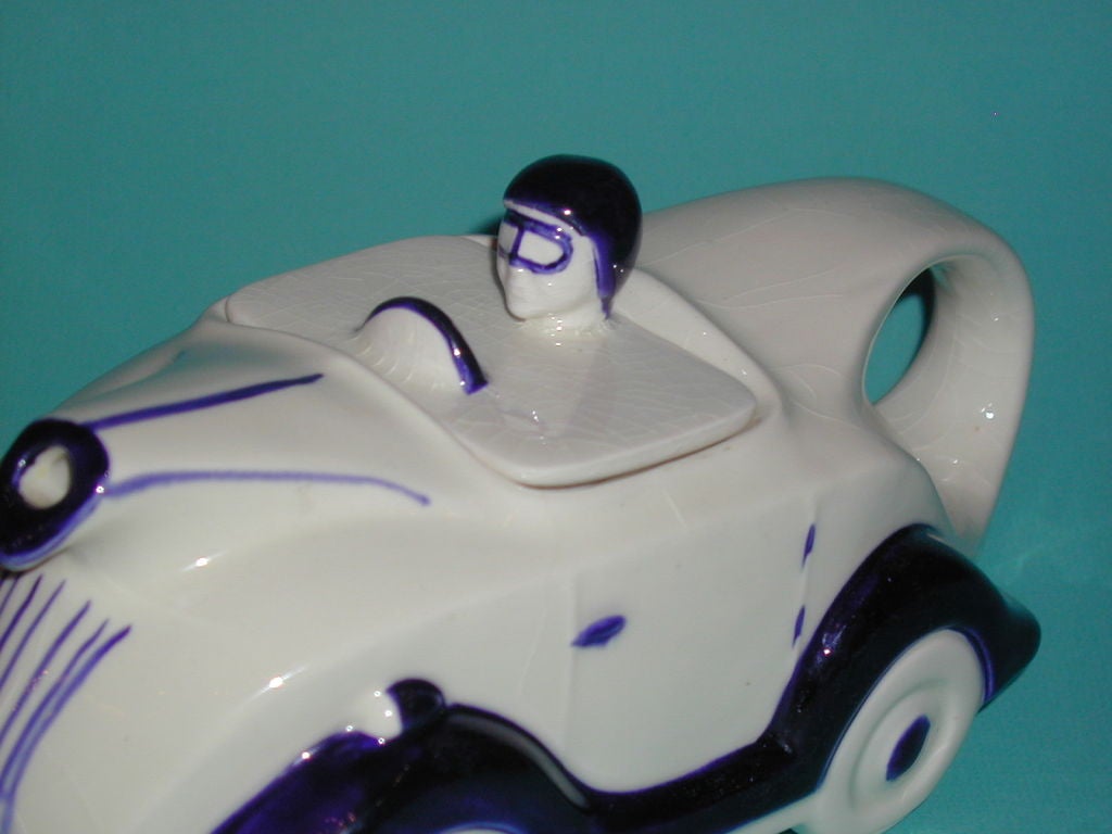 Race Car Teapot by James Sadler at 1stDibs