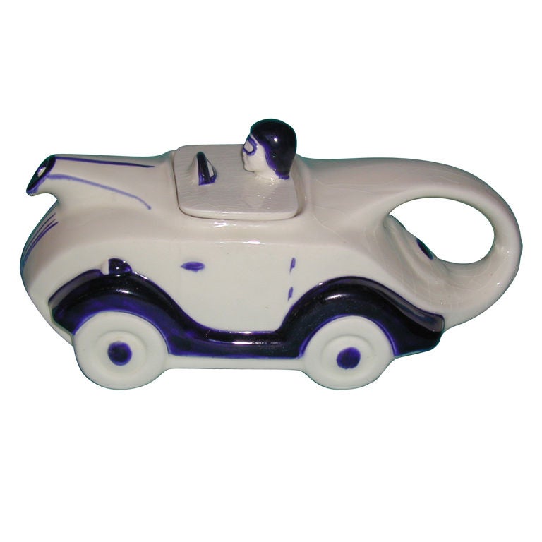 Race Car Teapot by James Sadler at 1stDibs