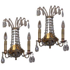 House of Jansen Pair of Sconces