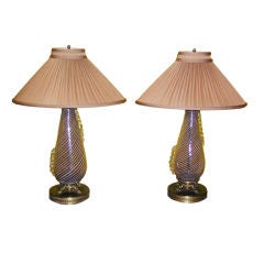 Pair of Barovier  Table Lamps