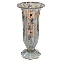 Art Deco Czechoslovakian  Vase