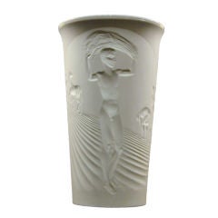 Art Deco Figural Vase