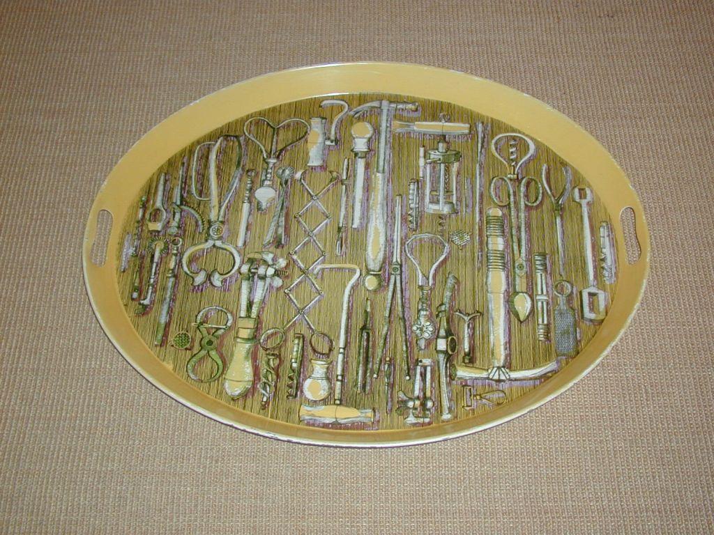 Italian Tray by Fornasetti For Sale