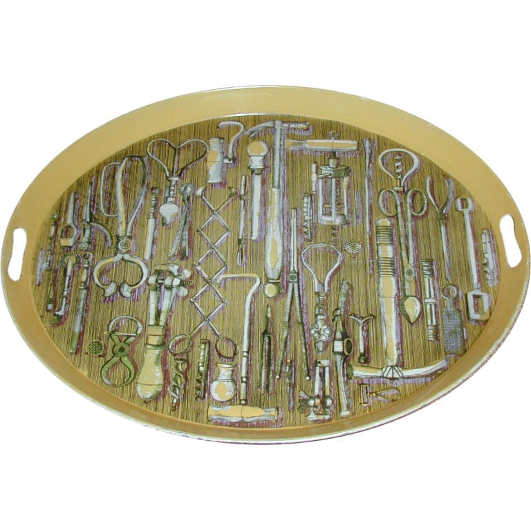 Tray by Fornasetti For Sale