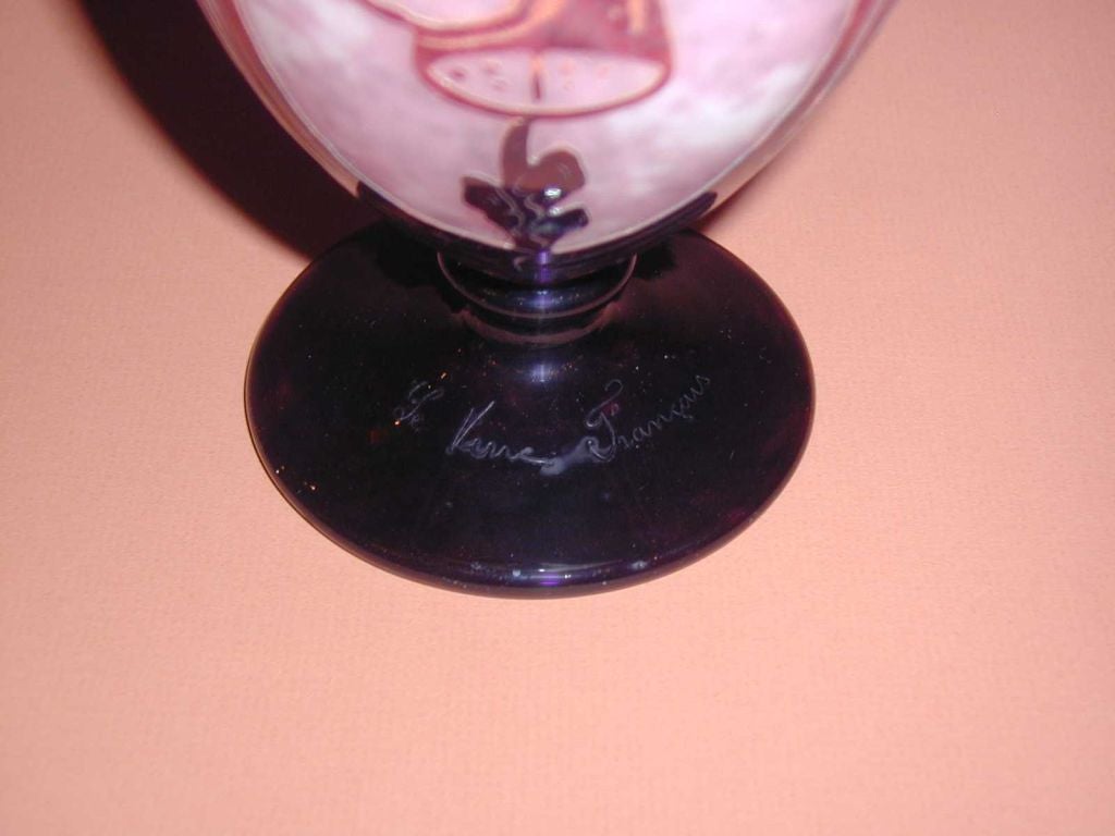 Le Verre Francais Cameo Pitcher