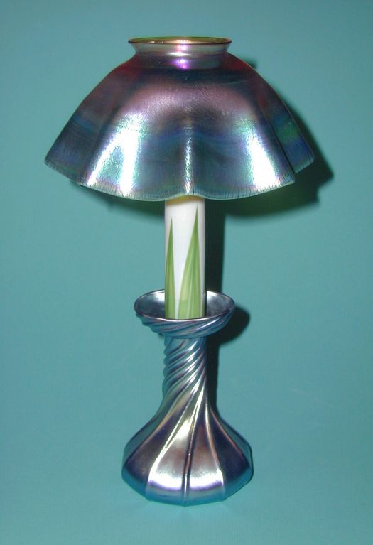 20th Century L.C. Tiffany Candlestick Lamp