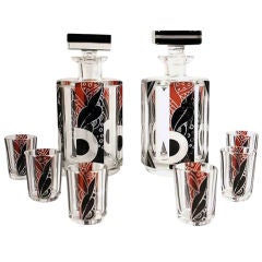 Karl Palda Art Deco Cordial Set