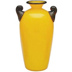 Czechoslovakia  Yellow Vase