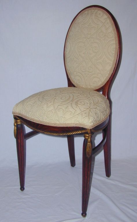 Pair of  Sue et Mare Side Chairs For Sale 2