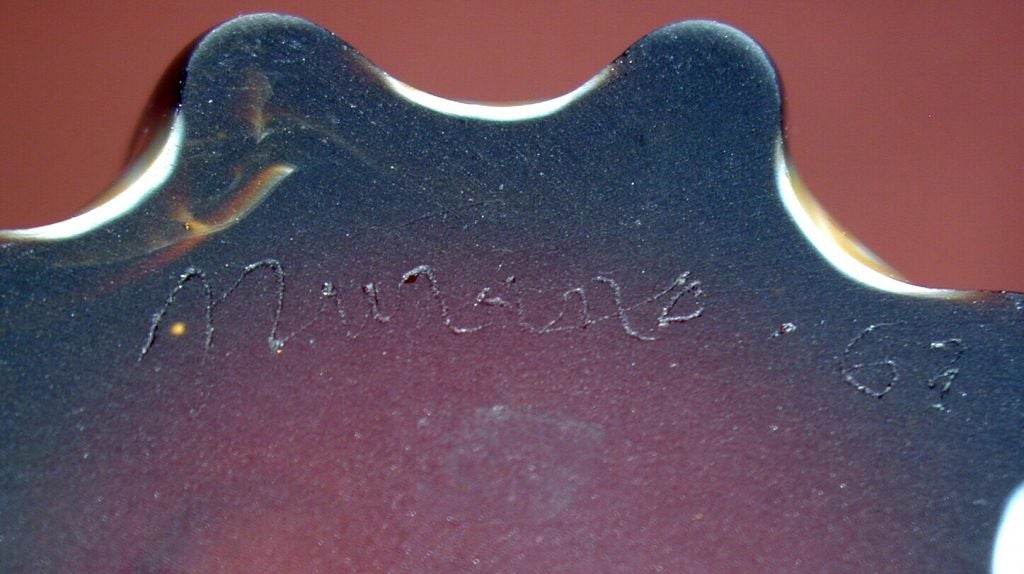 Fluted  Coronet Murano Vase