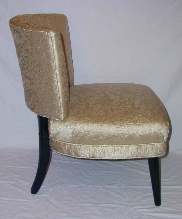 Pair of Slipper Chairs For Sale 3