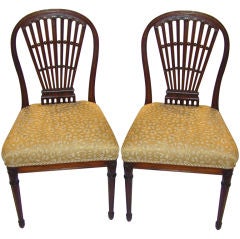 Vintage House of Jansen Balloon Back Chairs