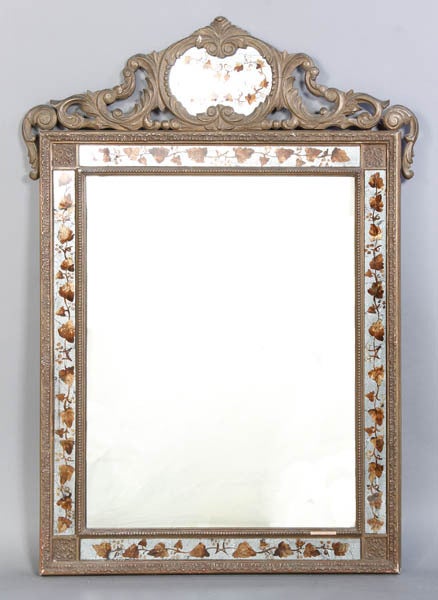 House of Jansen Eglomise Mirror