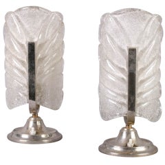 Pair of Venetian Art Deco Table Lamps
