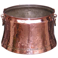 English Copper Coal Hod