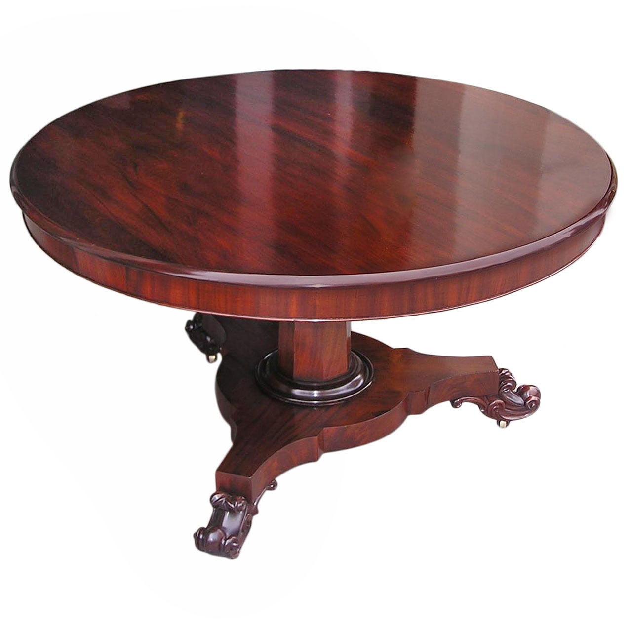 Table à déjeuner en acajou de style Régence anglaise. Circa 1830 en vente