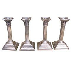 Set of Four Gorham Sterling Candlesticks