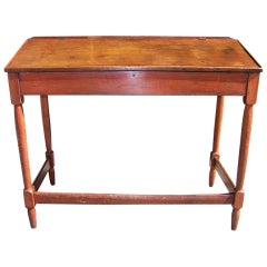 Antique American Poplar Cotton Factor Desk