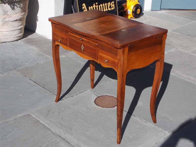 British French Pear Wood Ladies Dressing Table. Circa 1820 For Sale