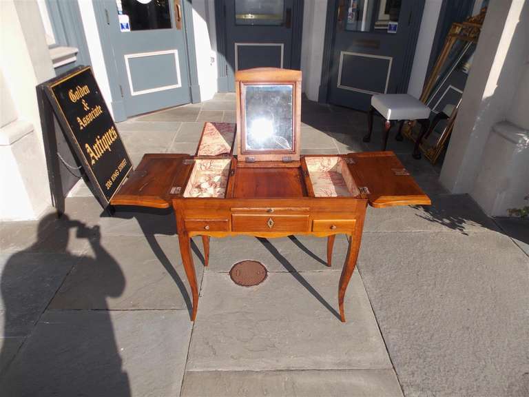 19th Century French Pear Wood Ladies Dressing Table. Circa 1820 For Sale