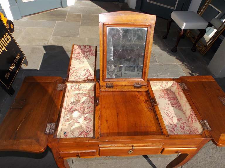 French Pear Wood Ladies Dressing Table. Circa 1820 For Sale 1